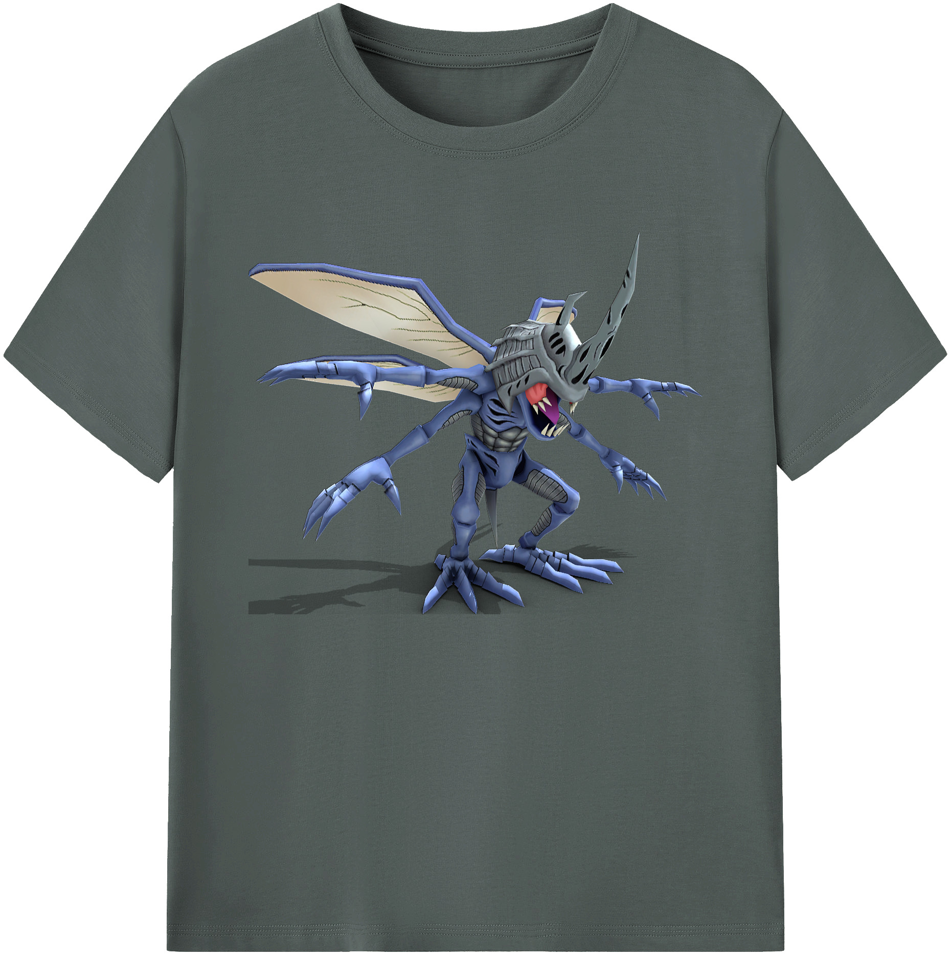 （画像用） Digimon デジタルモンスター/デジモン 綿100％ メンズ半袖Tシャツ｜肌触りやわらか＆通気性